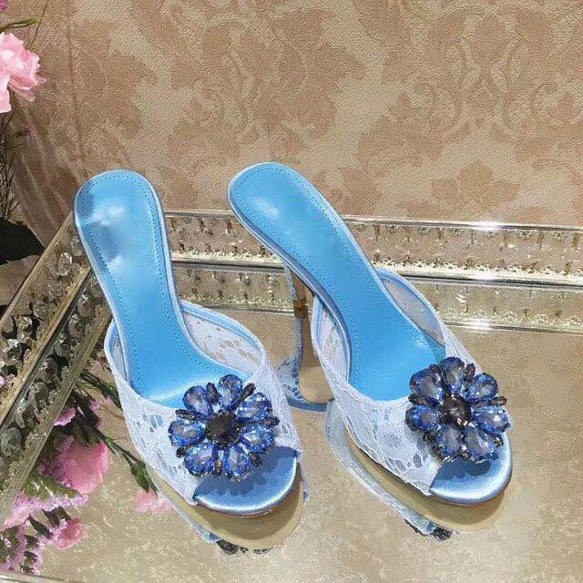 Floral Summer Dress - الصيف الماس زهرة عالية الكعب الدانتيل
