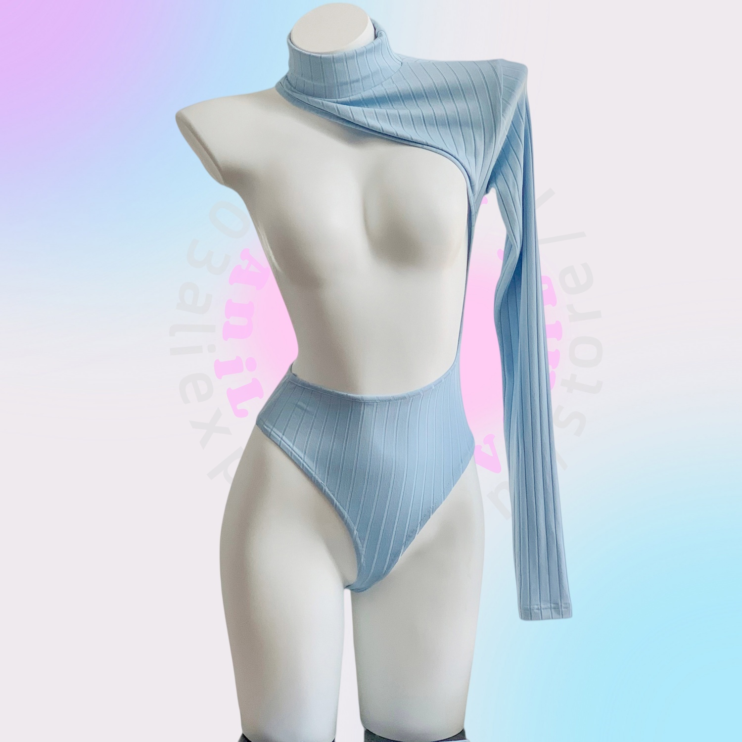 Turtleneck Bodysuit - بدلة نسائية من AniLV بياقة عالية