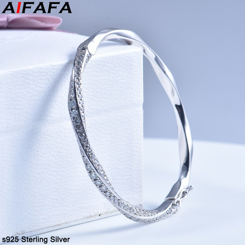 Women'S Fashion Jewellery - سوار فضة استرليني عيار 925 للنساء،