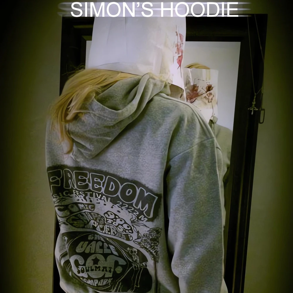 Women'S Fashion Zip Hoodie - سيمون هنريكسون مضغوط هوديي صرخة الخوف