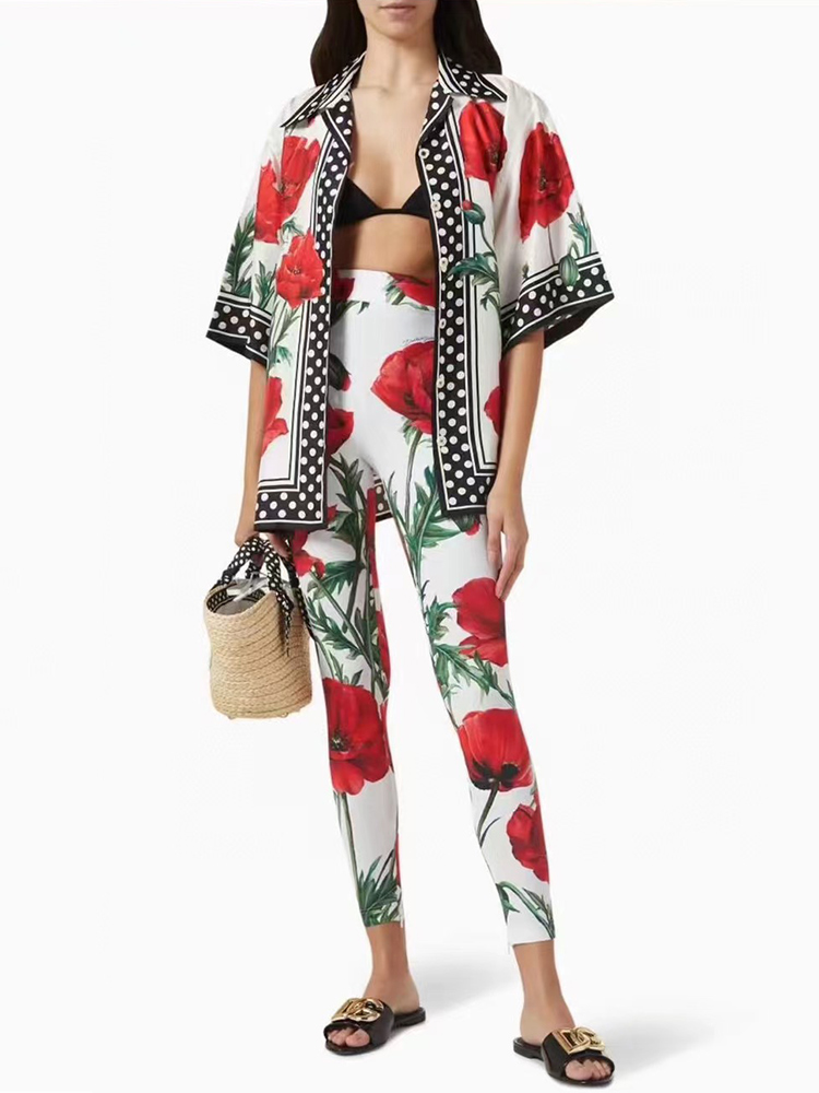 Women'S Fashion Pajamas - طقم بيجامة نسائي صيفي 2026 بتصميم