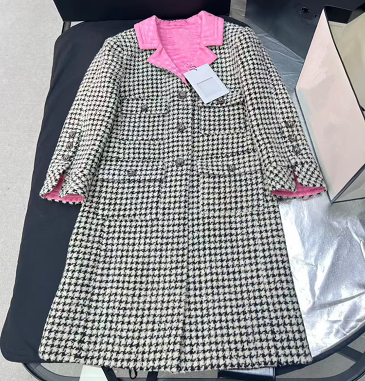 معطف تويد نسائي أوروبي مخصص بت - مراجعة Women'S Fashion Long Coat وسعره