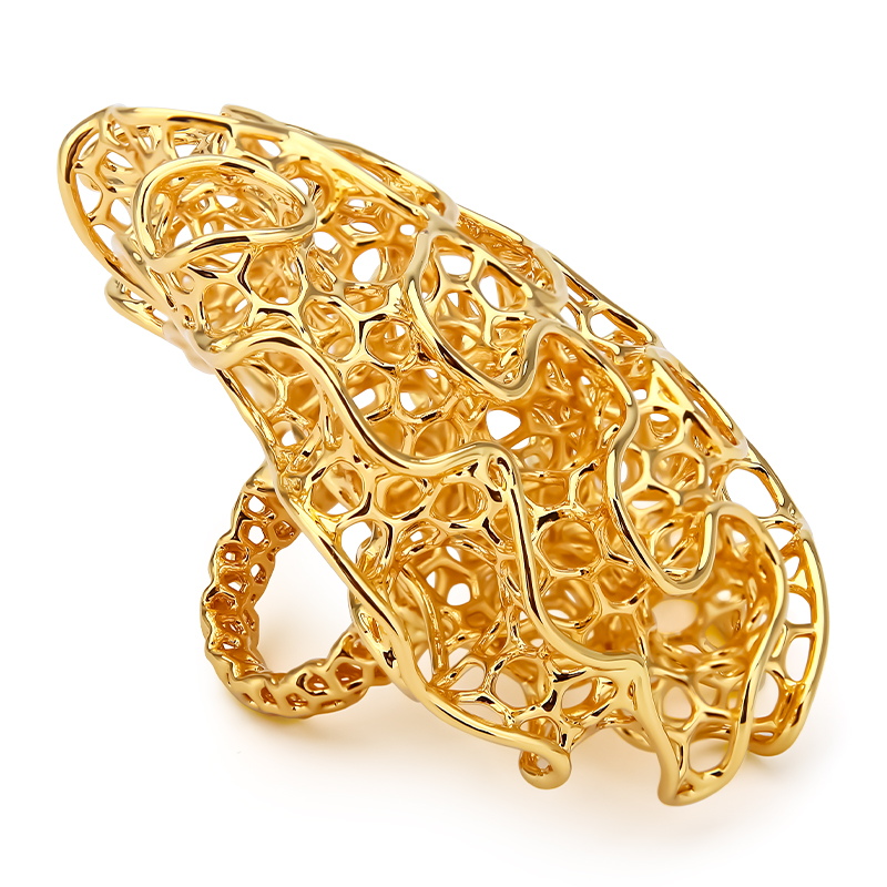 IVOG الجوف خارج 18K خاتم مطلي  - مراجعة Women'S Fashion Website وسعره