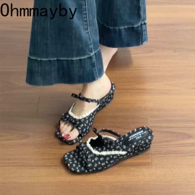 شباشب نسائية صيفية 2026 بكعب و - مراجعة Floral Summer Dress وسعره