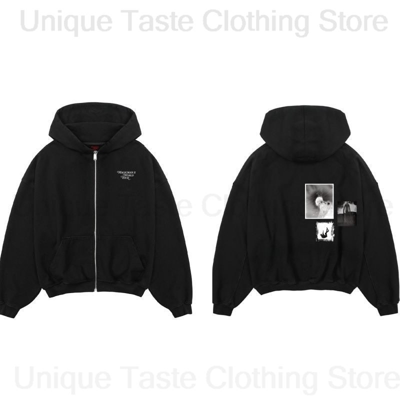 جاكسون وانغ ماجيكمان 2 نفس سست - مراجعة Women'S Fashion Zip Hoodie وسعره