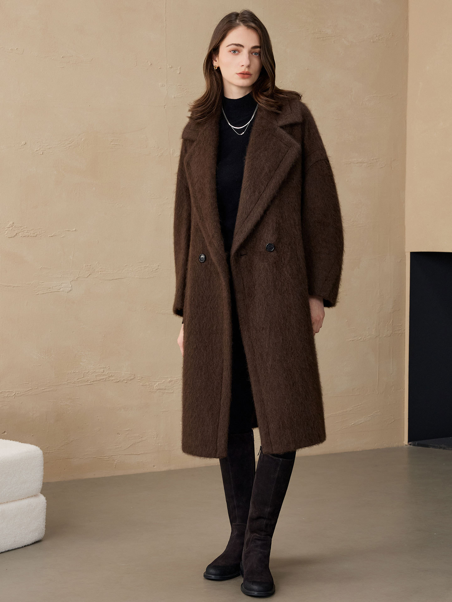 سترة نسائية من الصوف من Alling - مراجعة Women'S Fashion Long Coat وسعره