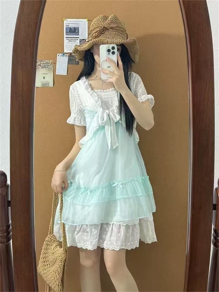 اليابانية Kawaii الحلو لطيف 2  - مراجعة Ruched Dress Mini وسعره