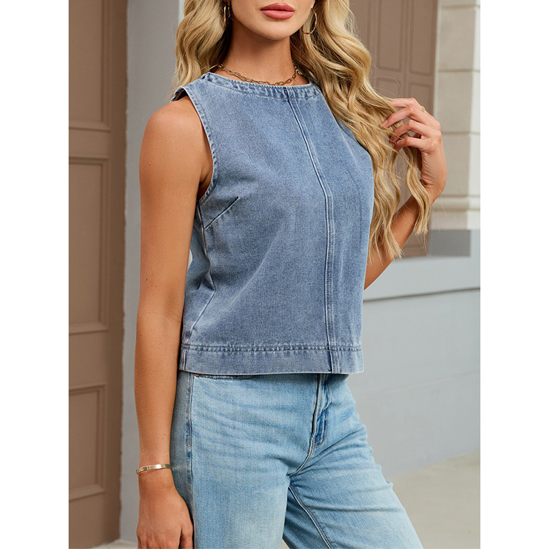 Benuynffy سترة جينز نسائية كاج - مراجعة Women'S Fashion Vest Tops وسعره