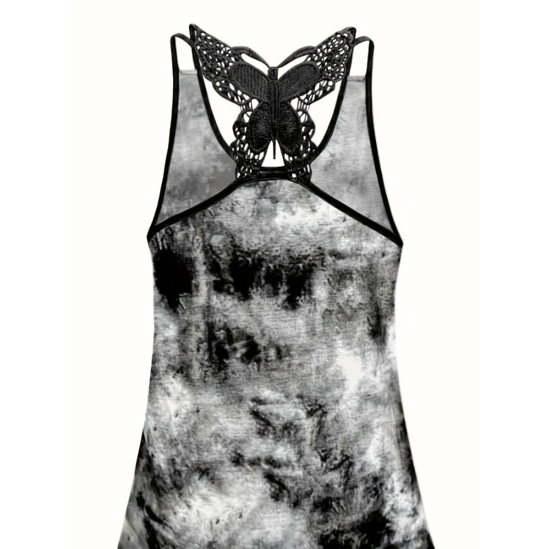 حجم كبير 1XL-5XL طباعة تانك ال - مراجعة Women'S Fashion Vest Tops وسعره