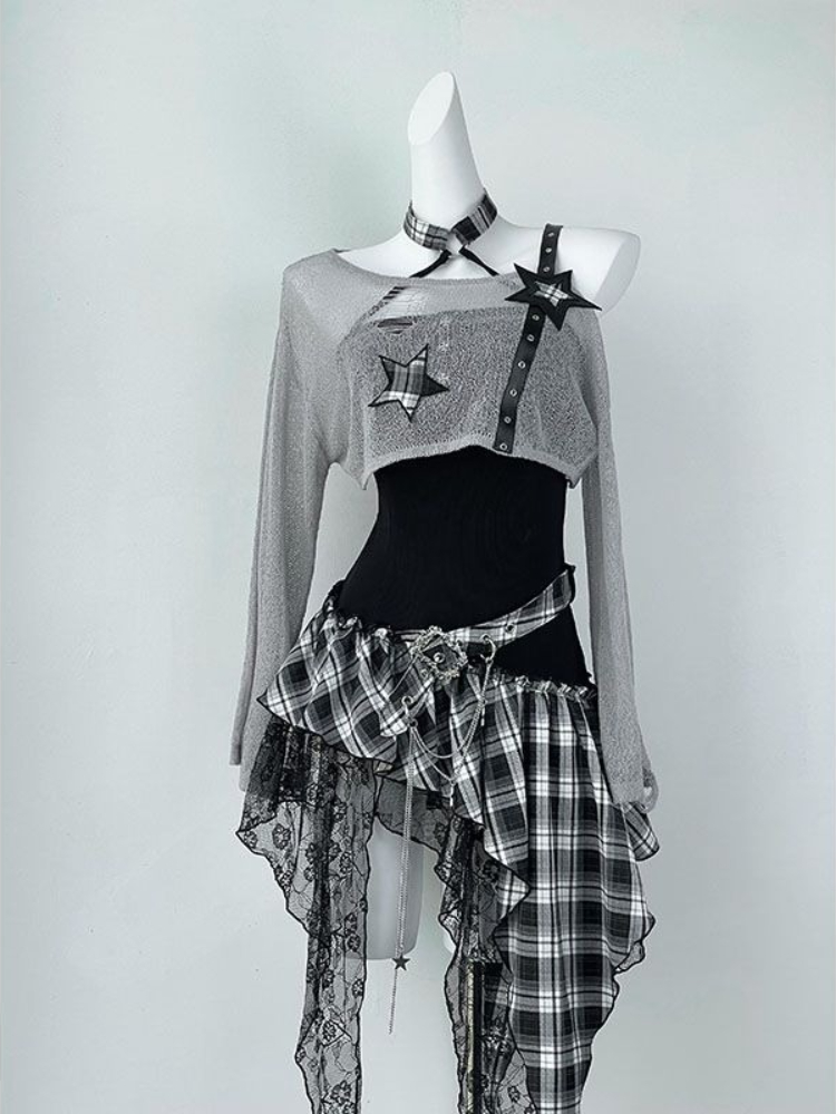 2000s Y2K فتاة حار تصميم غير ا - مراجعة Ruched Dress Mini وسعره