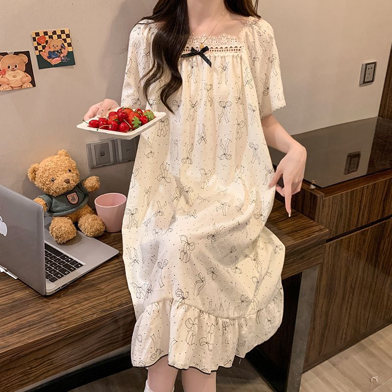 قميص نوم صيفي بمقاسات كبيرة عل - مراجعة Floral Summer Dress وسعره