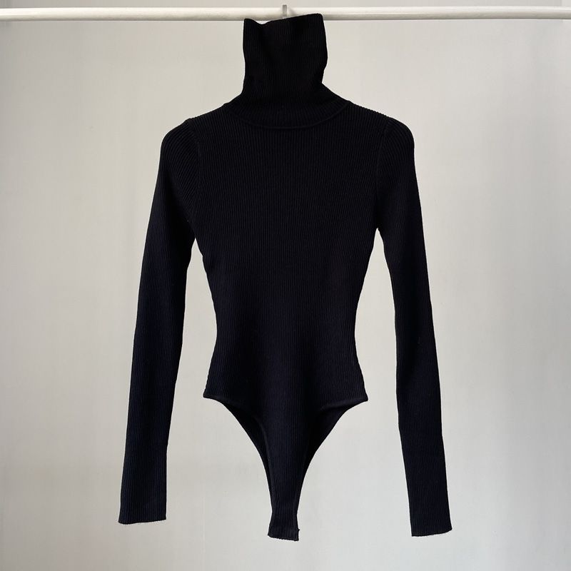 ملابس داخلية نسائية بأكمام طوي - مراجعة Turtleneck Bodysuit وسعره