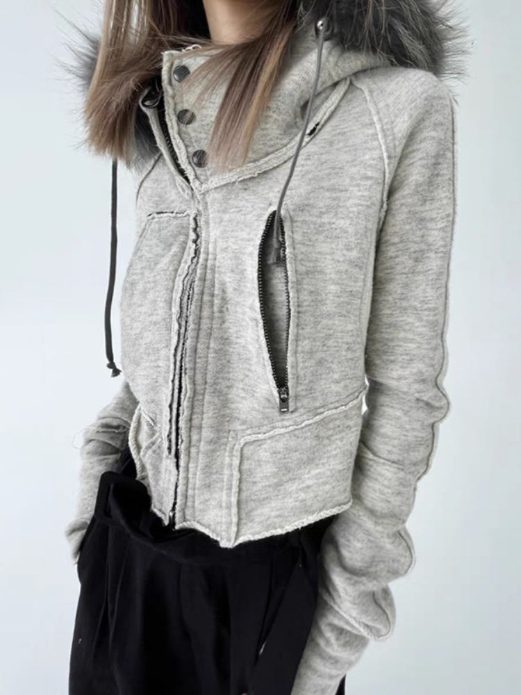 بلوزات نسائية كلاسيكية بسحّاب  - مراجعة Women'S Fashion Zip Hoodie وسعره