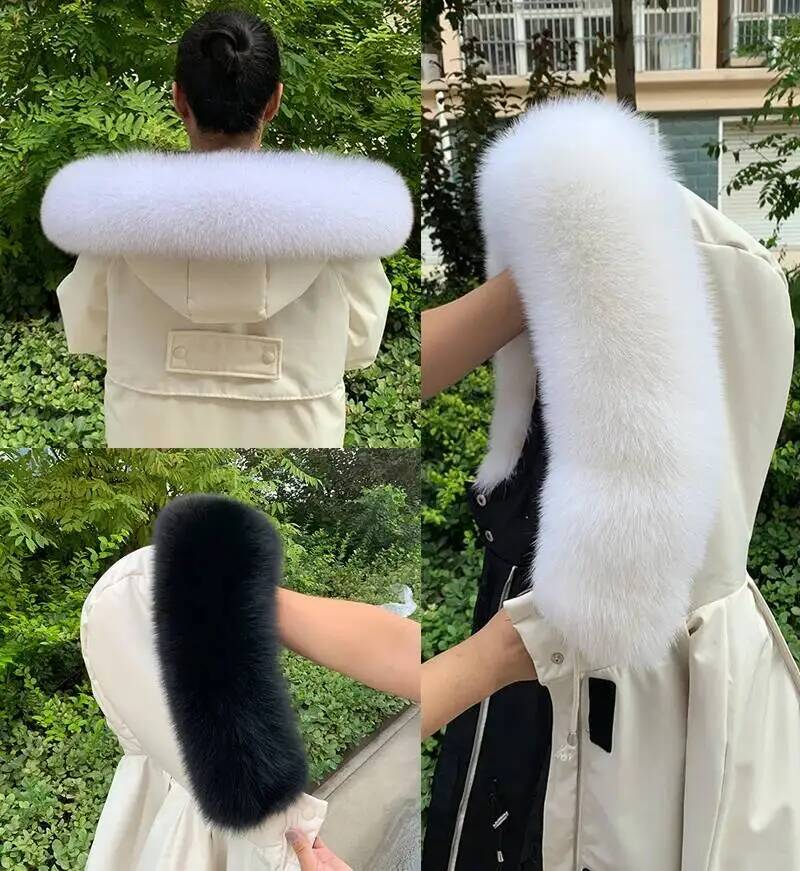 100% الفراء الطبيعي طوق الشتاء - مراجعة Women'S Fashion Long Coat وسعره