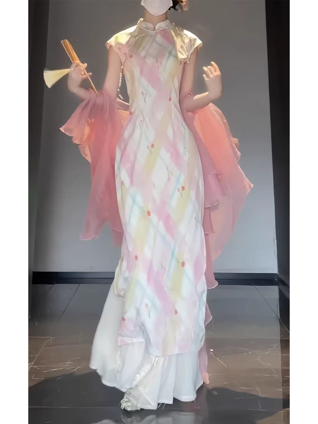 فستان شيونغسام صيني الطراز عصر - مراجعة Floral Summer Dress وسعره